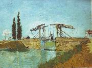 Vincent Van Gogh Bridge at Arles Sweden oil painting artist